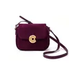 Culcale elegante in stile francese Elegante francese Small Bacchetta Caffettiera in pelle di mucca opaca Donne Crossbody Retro pendolare Office Spalla