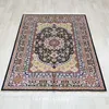 カーペット4'x6 'Tabriz Si​​lk Carpet Blue Vantage Turkish Handmade Rug（TJ424a）