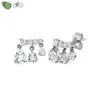 Серьги с грибами 925 стерлинговой серебряной иглы роскошная маленькая капельная подвесная подвеска циркона 2024 Advanced for Women Trend Dewelry Jewelry