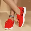 Casual Shoes Female On Sale 2024 Lace Up Women Vulcanize Autumn Breathable Mesh Outdoor Walking Flat