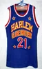 الرجال المخصصون شباب النساء عتيقة 21 مخصص أي اسم أي اسم هارلم Globetrotters Jersey Special K High School Basketball Jersey Size3214200