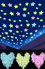 100 pezzi di stelle luminose da 100 pezzi di stelle luminose brillano nei giocattoli scuri per decorazioni per bambini decorazioni per il compleanno di Natale 2031251