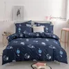 Beddengoed sets Alanna Fashion Set Pure Cotton A/B Dubbelzijdig patroon Simplicity Bed Sheet Quilt Cover Covercase 4-7 stks