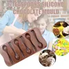 Bakvormen chocolade lepel vorm siliconen schimmel snoepdecoratie cupcake voor doe -het -zelf/feest/vakantiedecor