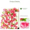 Fleurs décoratives 180 cm Cherry Fleur artificielle pour mariage Garland White Home Room Decoration Printemps Automne Garde