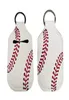 leather Sport Accessories baseball owal keychain Hand Sanitizer Holder for Backpack Kids Travel Size5610779