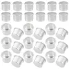 Kerzenhalter 50 PCs Aluminium Cup Metall Candlestick Holding Weihnachtstezicht