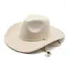 Berets Cowboy Caps For Men Cowgirl Country Hat Western Accessories Party Jazz British Cup Luxury Woman Panama Fedora