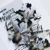 Enveloppe-cadeau Vintage Iris Film Washi Pet Ruban pour la planificateur Carte Plan de scrapbooking DIY Sticker décoratif