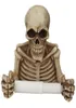 Novelty Skull Shape Tissue Holder Wall Hanging Kitchen Bathroom Toilet Roll Paper Towel Rack Plastic Holder Home Supplies new Y2006536550