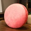 Cuscino morbido macaron grazioso peluche delizioso cast di tiri rotondi decorazioni per la casa per ufficio camera da letto