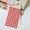 Rosso Wrap Red Heart Adesivi di Corea Materiale di scrapbooking PO Journal's Toy's Toy's decorativo in tessuto 3D in feltro di cartoleria adesiva