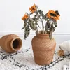 Vasos vaso vaso cesta de flores de casamento de florestas de floresta de peças de popa de poço seco recipiente de popa de poço de vidro suporte de vidro
