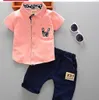 Stampa per bambini in stile estivo per neonati per neonati abiti da abbigliamento da magliette 2 pezzi Abbigliamento per set di abbigliamento neonato per neonati G10232239437