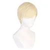Ken Cosplay Wig Adult Men暑さ耐性合成髪のカーニバルハロウィーンコスチュームアクセサリーパーティープロップ240412