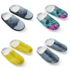 Gai män kvinnor utomhus kvinnors designer sandaler sommarstrand färgglada bilder grå inomhus glid mode toffel storlek 36-45 A18-9
