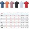 T-Shirts Men Prints Running Short Sleeve Casual Sport Fitness Tee 2022 Summer Thin Gym Shirts Quick Dry Bodybuilding Top Training Tshirt