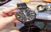 Mens Watch Quartz Movement Chronograph PILOT Orologi Giappone Batteria All Diazione Black Sport Orologio Design luminoso Orologio Lumino Life6477983