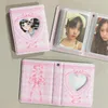 Frames Cute Bowknot Po 3 Inch Love Heart Hollow Picture Kpop Pocard Holder Card Binder Collect Book 36 Pockets