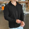 Jackets Autumn Hoodies Sport Shirt Männer Reißverschluss Jacken Spandex Fitness Fitnessstudio Outdoor Sportklettern Kleidung Sport Top Sportswear