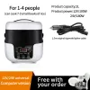 Pots 2l Electric Mini Rice Cooker Portable Multicooker Household Rice Cookers 12v 24v Pot Cooking Hine Pans for Car Truck