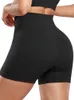 Svokor Workout shorts de fitness shorts sem costura feminino de cintura alta feminino push push up curto elasticidade respirável 240407