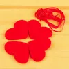 Party Decoration 85Red Hearts Felt Garland Valentines Day Red Heart Hanging String Valentine Wedding Birthday Decor Supplies