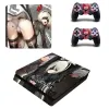 Наклейки Nier Automata PS4 Slim Stickers Play Station 4 Наклейки на наклейки на кожу для PlayStation 4 PS4 Slim Console и Controller Skin Vinyl