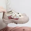 Casual schoenen lelijk schattige grote teen flats vrouwen zomersport ademende platform Mary Jane voor