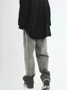 女子ジーンズIrabeezt Grey Gradient Men's Pounceers Autumn American Style High Street Hip-Hopルーズワイドレッグパンツカジュアル服