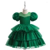 Girl Dresses Baby Girls Dress Fashion Party For Cute Puff Sleeve Christmas Little Princess Birthday Gift Kids Clothes