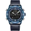 Naviforce Wristwatches Brand Luxury Marca MenS Moda Sport Watches Men Quartz Analog Relógio Digital Couro Exército Militar de relógio Relogio Masculino High Quality