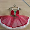 Scene Wear Child Red Ballet Dress Kids Swan Lake Performance Clothing Tutu kjol Girls Ballerina Party Dance Costume