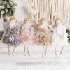 Decoratieve beeldjes Plush Girl Angel Pendant Festival Ornament Home Decor Christmas Decoratie Verjaardagsfeestje Wedding Kerstmis Gift