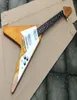 Custom Electric Guitar FlyingV whitemahogany body humber pickups wax potted3421699