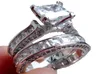 SHY Victoria Wieck Luxury Jewelry Princess cut 75mm White Sapphire 925 Silver Simulated Diamond Wedding Engagement Party Women Ri1033804