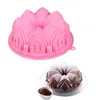 Baking Moulds Crown Castle Silicone Cake Mold Pan Non-Stick Molds DIY Bread Toast Fondant Bakeware Kitchen Accessories