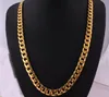 Punk hiphop Gold Chain Rapper Men Colliers Street Fashion Populaire Metal Alloy Bijoux décoratif de longue chaîne présente2467734