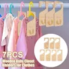 Cabides berçário de berçário de armário de roupas de roupas de roupa de vestuário Divisores de idade Divisores de roupas de bebê Organizador de guarda -roupa