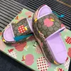 Sandálias de grife para homens Mulheres Itália Luxo Floral Floral Slippers Designers Slides feminino São de verão Sandália de borracha plana Flip Flip Tamanho 36-45