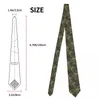 Boog stropdassen gepersonaliseerde flecktarn camo voor mannen klassiek militair leger camouflage zijden feest strop