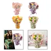 Decorative Flowers Soap Flower Bouquet Artificial For Thanksgiving Party Engagement