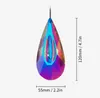 庭の装飾120mmクリスタルプリズムサンキャッチャーウィンドウハングサンキャッチャークリアアブカラークリスタルファセットレインボーメーカーペンダント