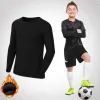 Accessoires Enfants enfants Boy Girl Compression Running T-shirt Fitness Sport Basketball Football Football Gym Sports Vêtements de football thermique