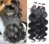 Body Wave Microlinks I Tip Hair Extensions Indian Natural Wavy Virgin Bulk Hair For Women 100 Human Hair For Salon Ever Beauty 222159144