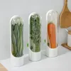 Bottiglie di stoccaggio Dispositivo per la conservazione della vaniglia Dispositivo vegetale mantiene verdure fresche custode premium chiaro