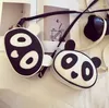 Tas 2024 gratis zomerse mode handtassen hoogwaardige pu lederen dames cartoon print panda zoete dames schouder