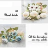 Decoratieve bloemen Simulatie Bloemboeket Wedding Bridal Home Decoratie