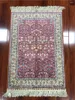 Tapis rose tapis à la main à la main Tapestry tissage Pray Mat Gift Taille 2.1'x3.1 '