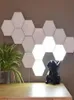 3510PCS DIY Wall Lamp Touch Switch Quantum LED Hexagonal Lamps Modular Creative Decoration White Lampara Home Decor6885941